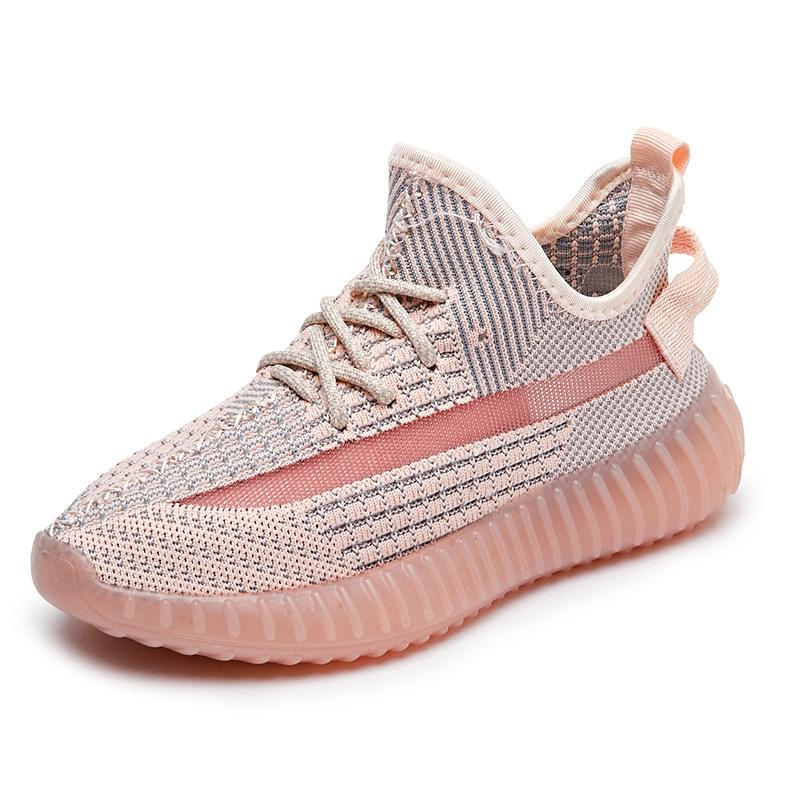 Lightweight Soft Sole Breathable Casual Sports Coconut Shoes Summer Flying Knit Sneakers Korean Wear-resistant Shoes