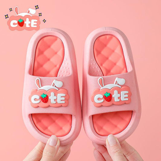 Children's Slippers Summer Girls Princess Shoes Cartoon Slippers Soft Soles Indoor Baby Bathroom Bath Sandals Slippers