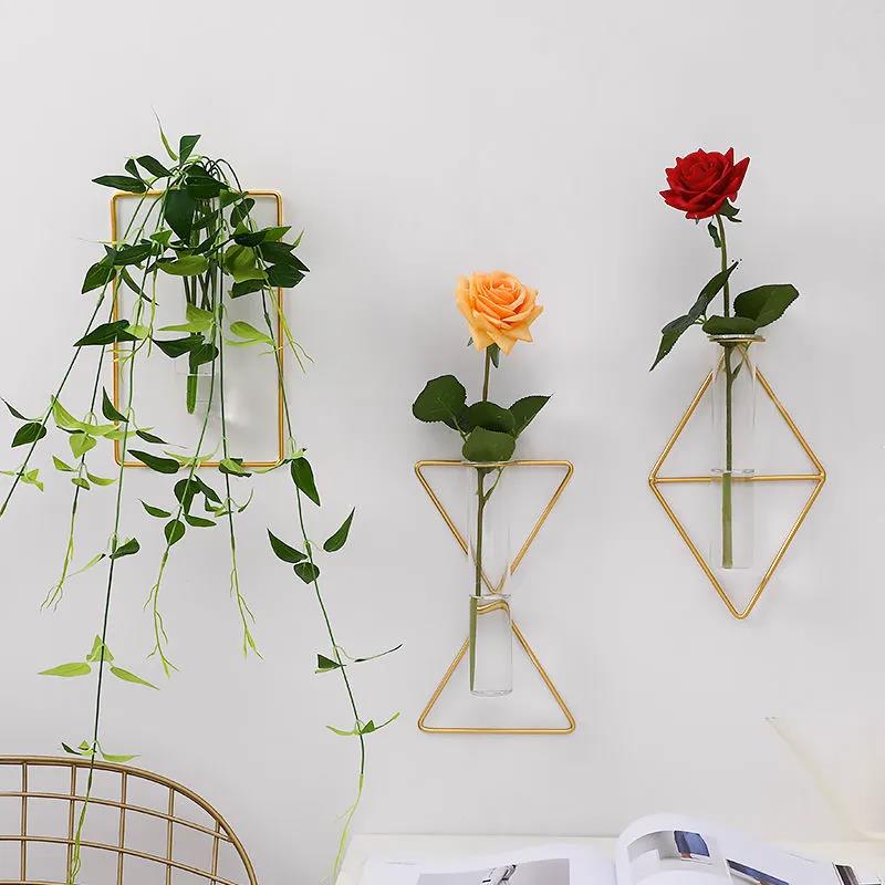 Wall Mounted Flower Stand Iron Art Flower Arrangement Flower Device Wall Decoration Pendant