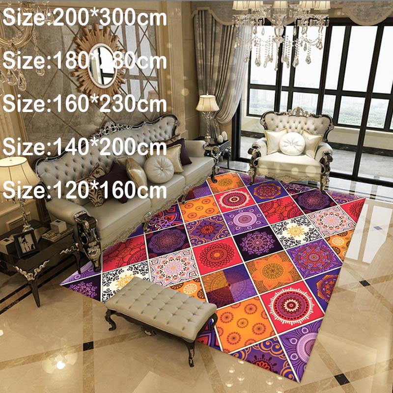 Sofa coffee table pad bedroom bedside carpet home non-slip mat large size living room carpet