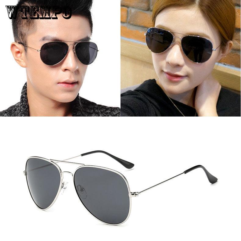 WTEMPO Eyewear casual metal frame unisex sunglasses anti-uv outdoor eyeglasses