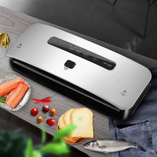 60Pcs Bags for Free Food Vacuum Sealer Automatic Commercial Household Food Vacuum Sealer Packaging Machine