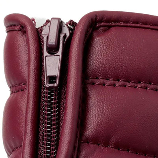 Women's Snow Boots Short Tube Non-slip Cotton Shoes Waterproof and Velvet Warm Flat Bottom