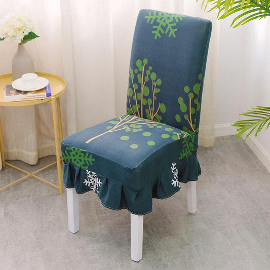 Elastic Kitchen Wedding Party Banquet Pile Fabric Chair Cover Seat Slipcover