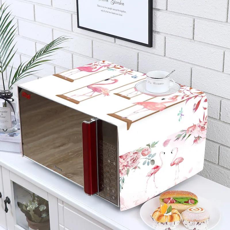 35*100cm Microwave Oven Cover Dust Cover Cloth Cover Oil Cover Cloth Oven Cover Three Sides All-inclusive