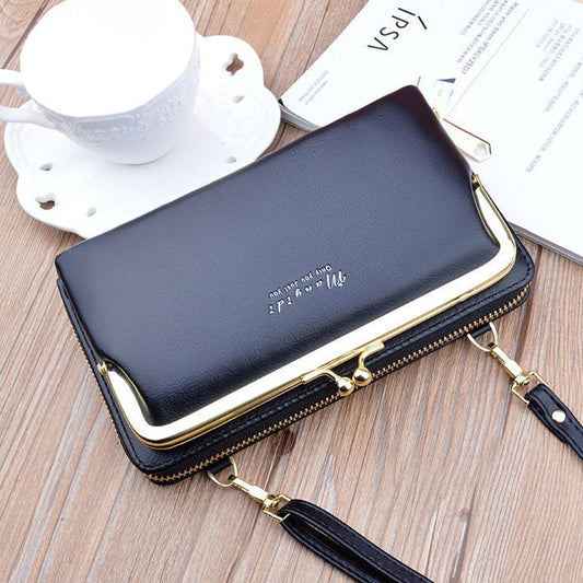 Mobile Phone Bag Female Mini Small Shoulder Bag Diagonal Fashion Mobile Phone Bag Wild Net Red Coin Purse Female Long Zipper