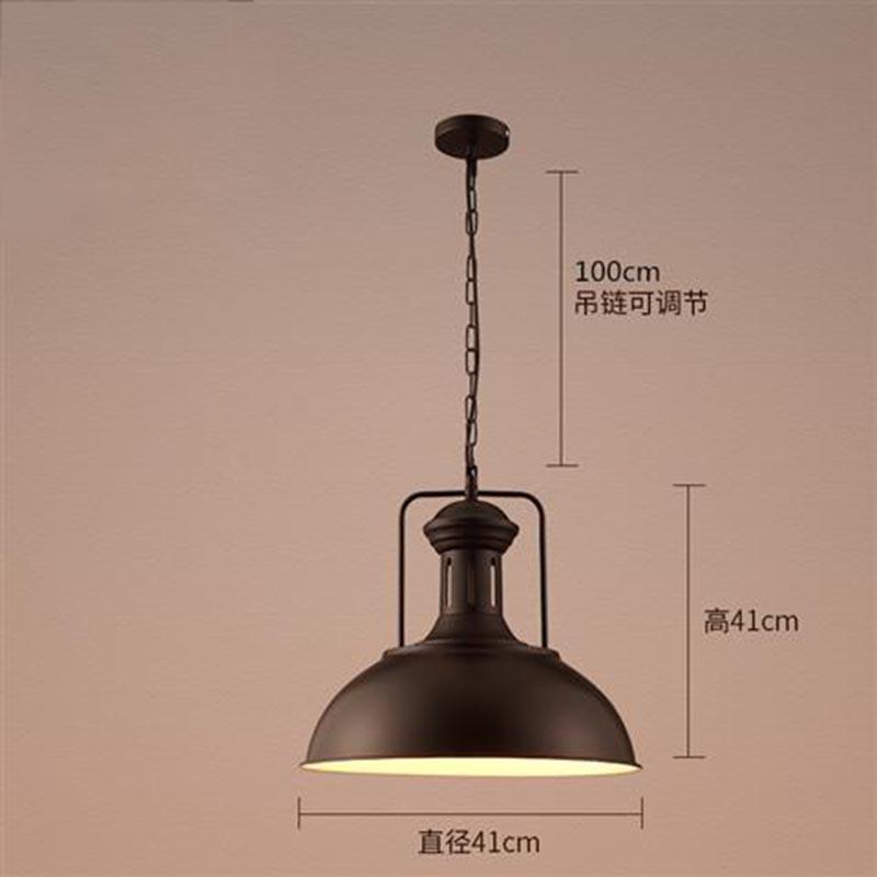 Pendant Lights Retro Industrial Style Coffee Restaurant Personality Bar Iron Art Hanging Line Lamp