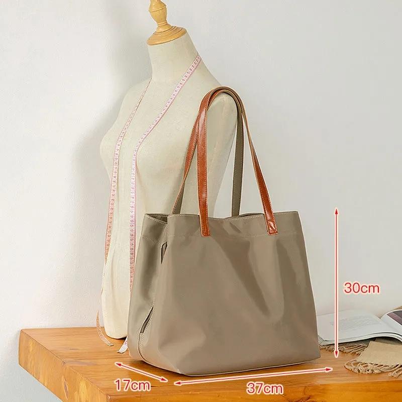 Oxford Cloth Bag Female Tote Bag Female Canvas Nylon Shoulder Bag Large Capacity Diagonal Bag Handbag