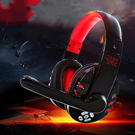 Wireless Bluetooth Headset Head-mounted Gaming Karaoke Headset with Microphone Computer Universal Noise Reduction Mobile Headset
