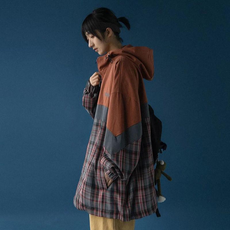 Hooded Sweater Student Loose Cardigan Baseball Uniform Jacket Zipper Jacket Women