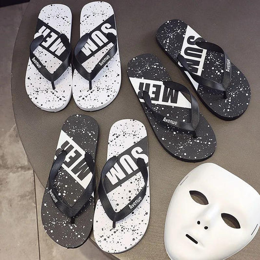 Men Plus Size Summer Camouflage Flip Flops Shoes Sandals Beach Slipper