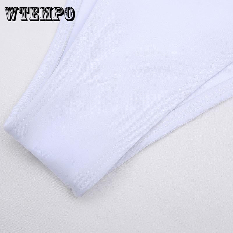 WTEMPO Sexy Diamond Shoulder Bikini Fashion Split Cross Swimwear