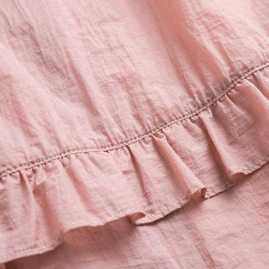 Solid Color Sun Protection Clothing Women's Long-sleeved Thin Section Breathable Loose Short Section All-match Large Size Stand Collar Jacket