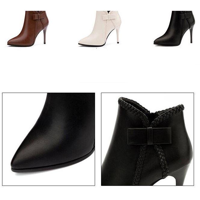 Autumn Winter Stiletto Thin High Heels Pointed Toe Sexy Martin Boots Ankle Women Boots Short Boot