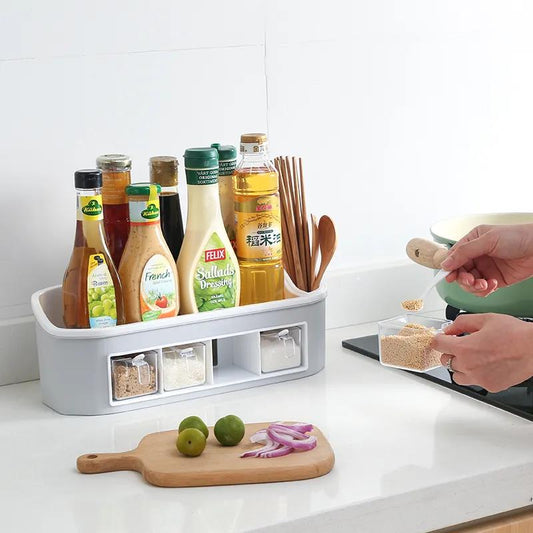 Functional Kitchen Supplies Seasoning Spices Seasoning Box Home Storage Box