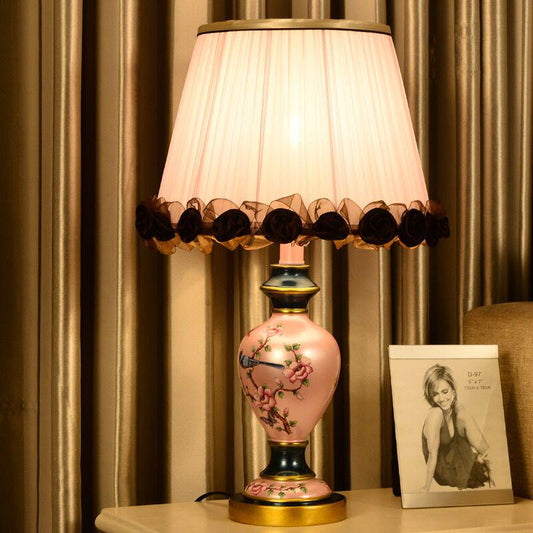 European Bedroom Bedside Lamp Stylish Creative Warm Table Lamp Modern Living Room Table Lamps