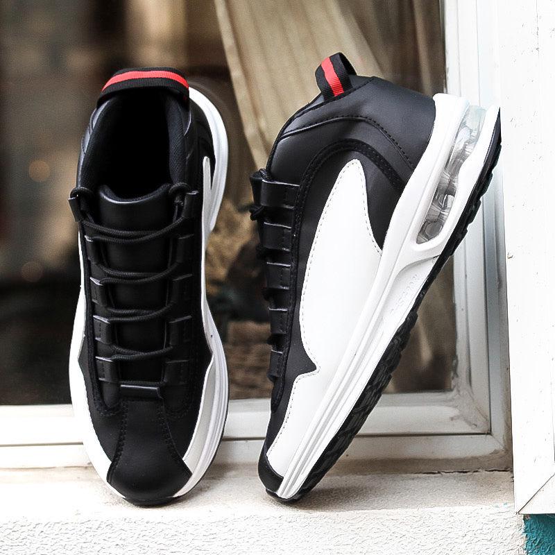 Summer Men's Shoes Air Cushion Sneakers Inner Increase Men's Breathable Running Shoes Wild