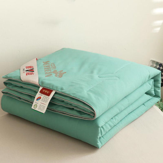 Summer Skin-friendly Cool Double Air-conditioning Quilt Washed Cotton Quilt Student Single Summer Dormitory Spring and Autumn Quilt
