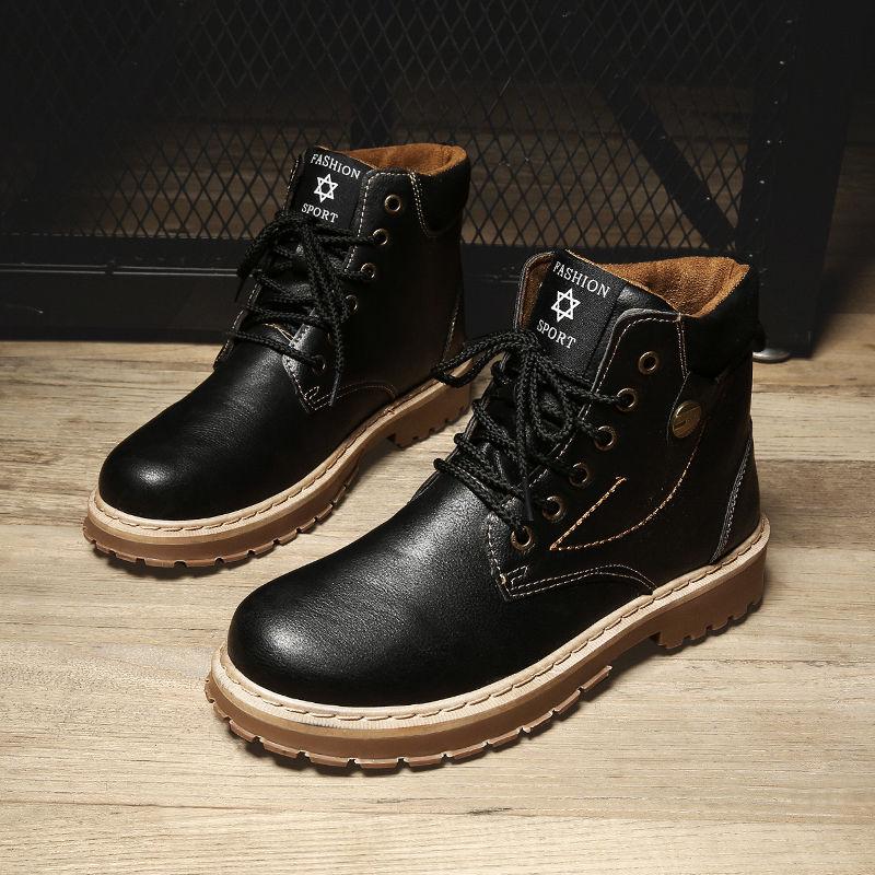 Mens Autumn Winter Boots Men's Martin Boots Retro Chelsea Boots Ankle Boots Men's Tooling Shoes