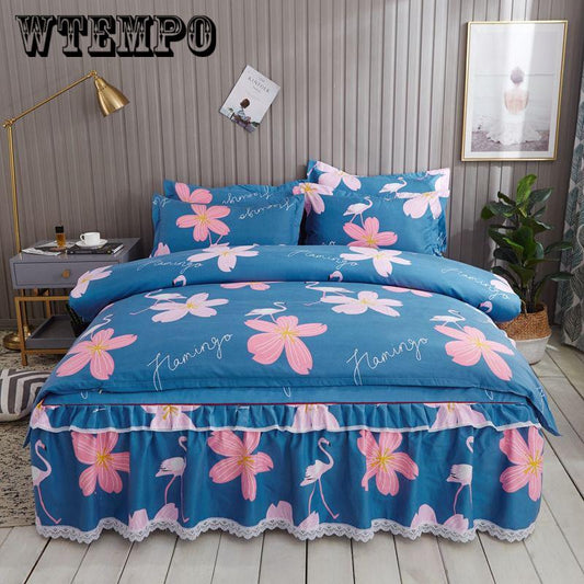 Duvet Cover Sets Twin Queen King Size Bedding Sets solid bed flat sheet Soft luxury bedclothe