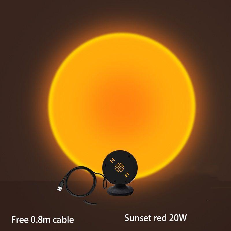 Sunset Light Portable Small Floor Light Cheap Atmosphere Projection Dusk Afterglow To Take Pictures At Sunset Sunset Light