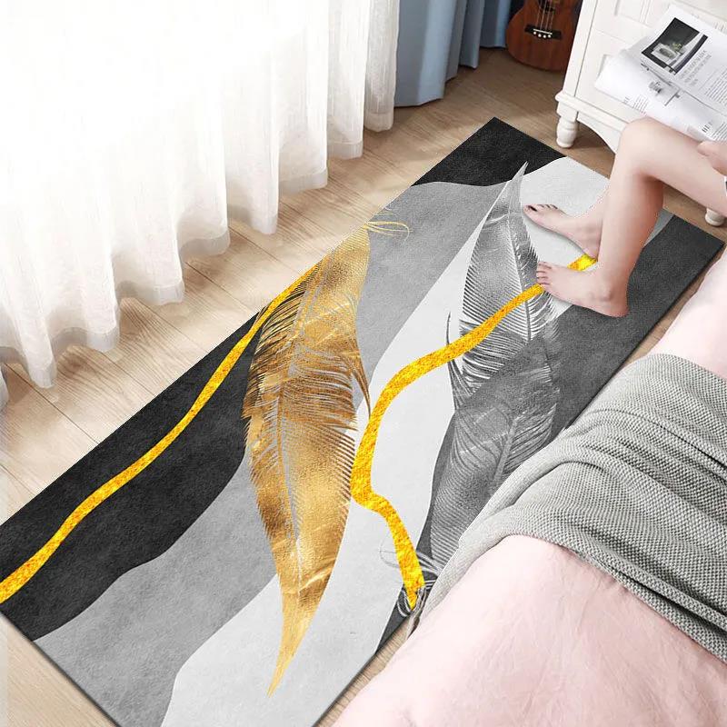 Nordic Style Bedroom Bedside Carpet Non-slip and Dirt-resistant Room Full Carpet Household