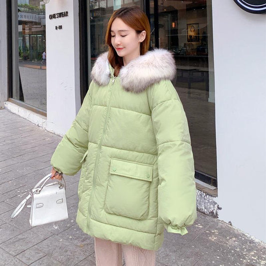 Women's Winter Korean Style Bread Coat Loose Padded Down Coat Jacket