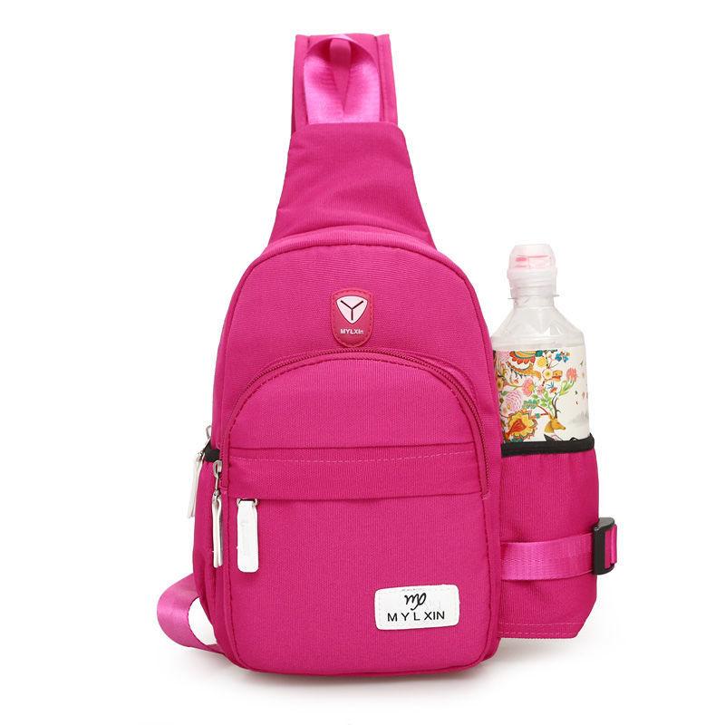 Unisex Canvas Sling Bag Outdoor Sports Slung Riding Bag Waterproof Travel Men Women Shoulder Bag Home Supplies Crossbody Chest Bag for Gift