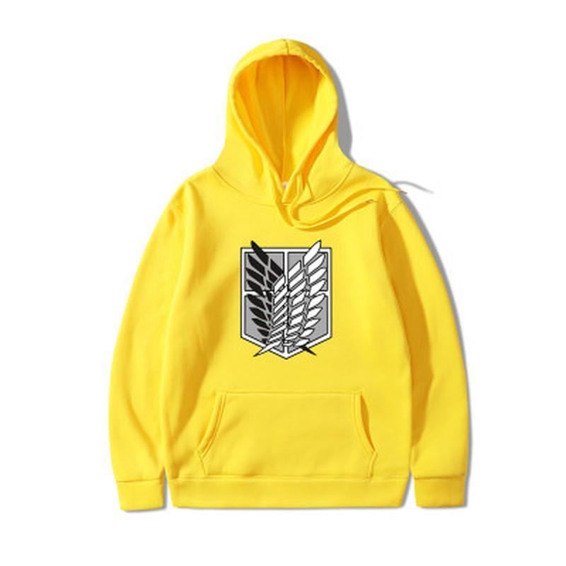 Japanese Anime Graphic Hoodies Attacking Titan Kawaii Attack on Titan Harajuku Sweatshirt 11 Colors