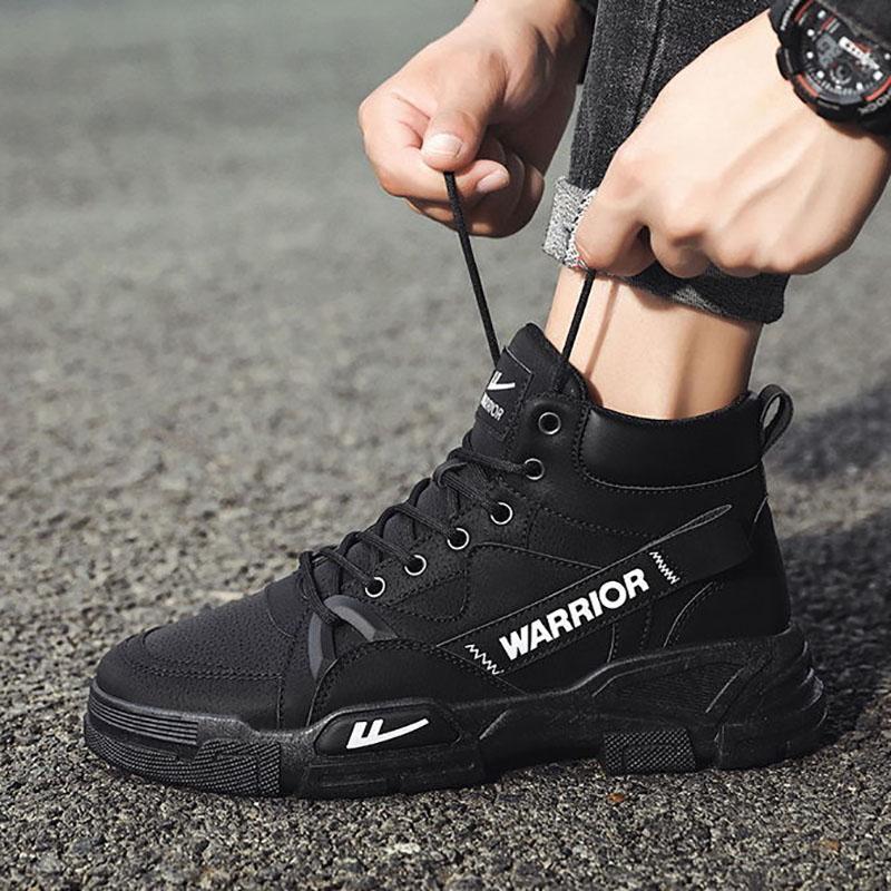 Men's Shoes Martin Boots Men's Autumn Men's High-top Tooling Boots Labor Insurance Shoes Men's Work Shoes