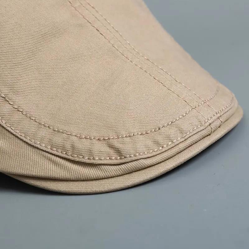 Middle-aged and Elderly Hats Men's Peaked Caps Spring and Autumn Old Hats Dad Hats Travel Forward Hats Summer Elderly Hats