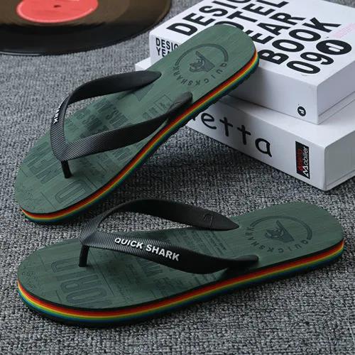 Slippers Men's Summer Trend Personality Casual Wear Inside and Outside Non-slip Wear-resistant Beach Clip-on Men's Flip-flops