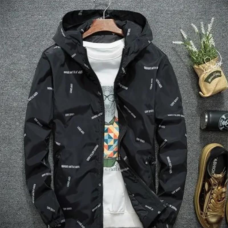 Plus Fat Large Size Jacket Men's Jacket Jacket Korean Youth 200 Kg Jacket Autumn