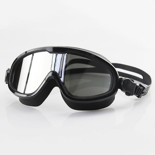 Silicone Swimming Goggles Anti-Fog UV Protection Polarized Light Myopia Plating Clearer Wider Vision Swim Glasses