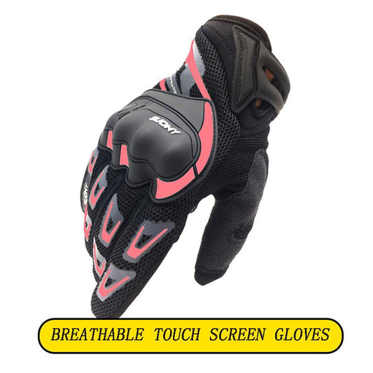 Motorcycle Gloves Men's Summer Riding Motorcycle Anti-drop Gloves Four Seasons Rider Equipment Winter Warmth