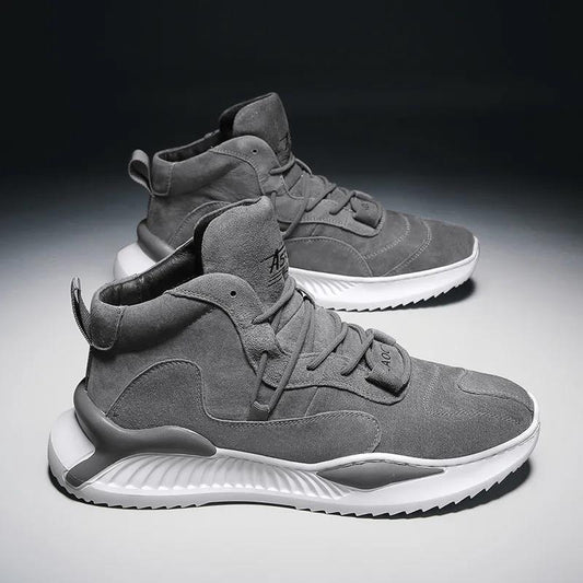 Men's High Top Sneakers Casual Running Shoes Korean Style Trendy All-match I Shoes