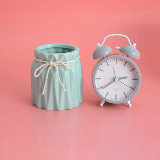 Ceramic Simple Style Pen Holder Student and Office Staff Supplies Storage Box