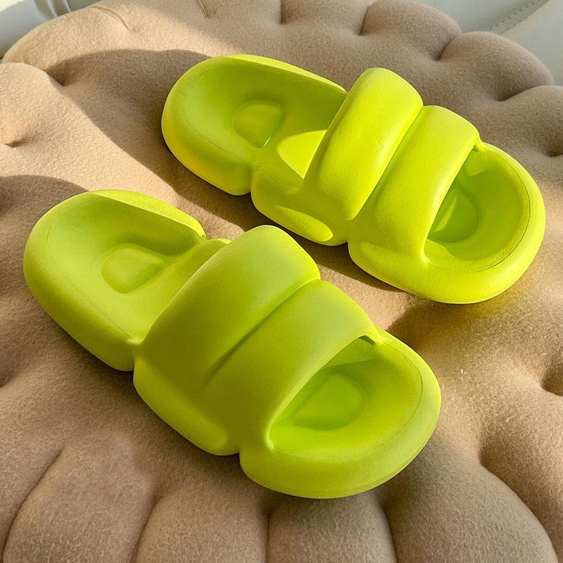 Soft Slippers Women Summer Fashion Home Bathroom Bath Non-slip Deodorant Thick Bottom Couple Sandals Men Tide