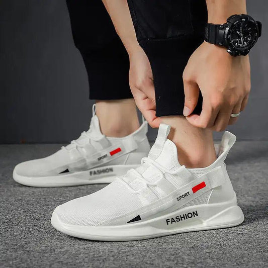 Shoes Men's Summer Breathable Sports Shoes Mesh Casual Shoes Men's Vulcanized Shoes Non-slip Comfortable