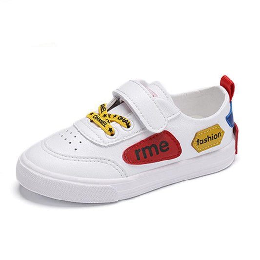 Comfy Kids Genuine Leather 1-9 Years Old Child Sneakers Shoe for Girls Boys Casual Sneakers Shoes SIZE 23-36