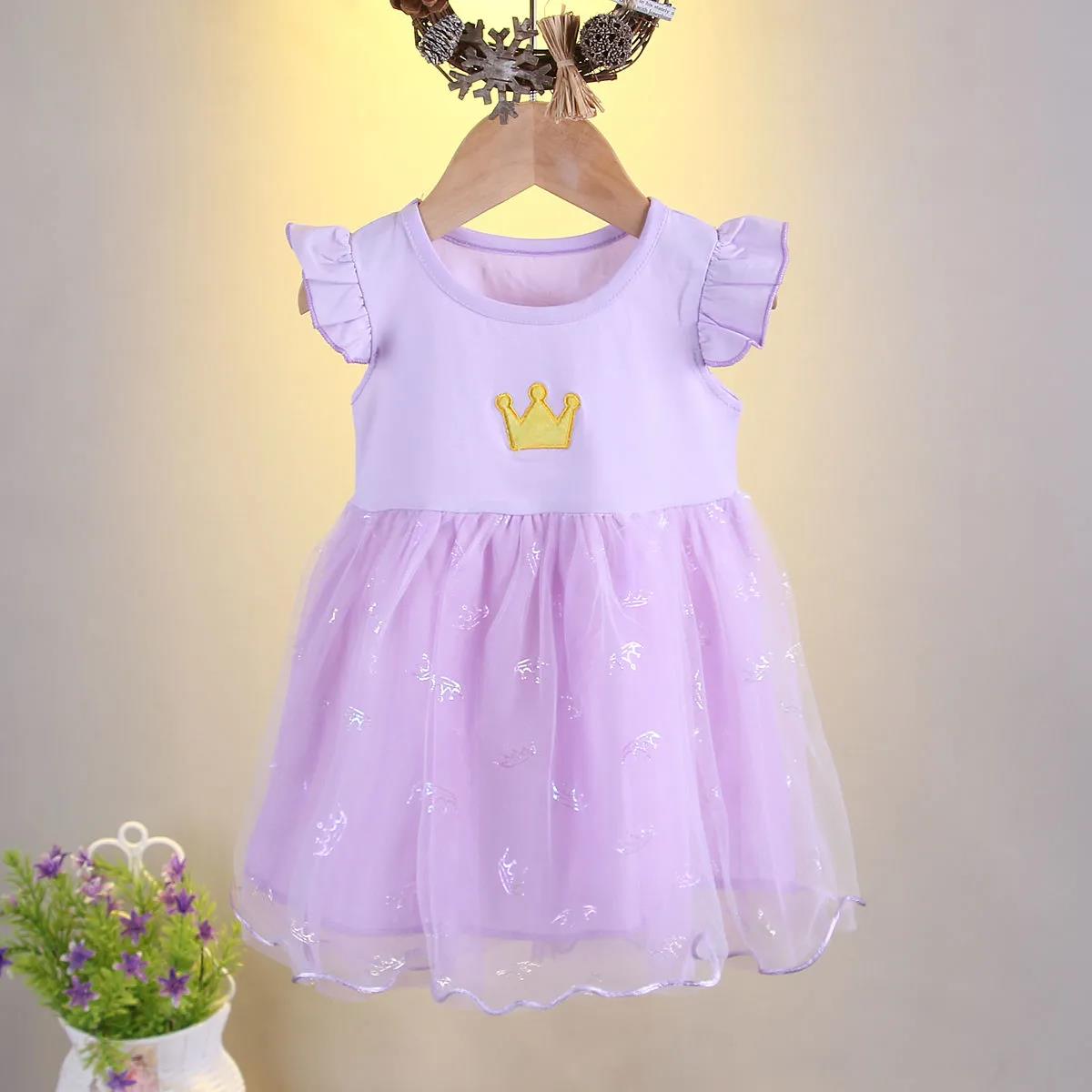 Little Girls Dress for Party Wedding Summer 2021 Baby Kids Dresses for Girls Children's Party Princess Tutu Dress Casual Clothes