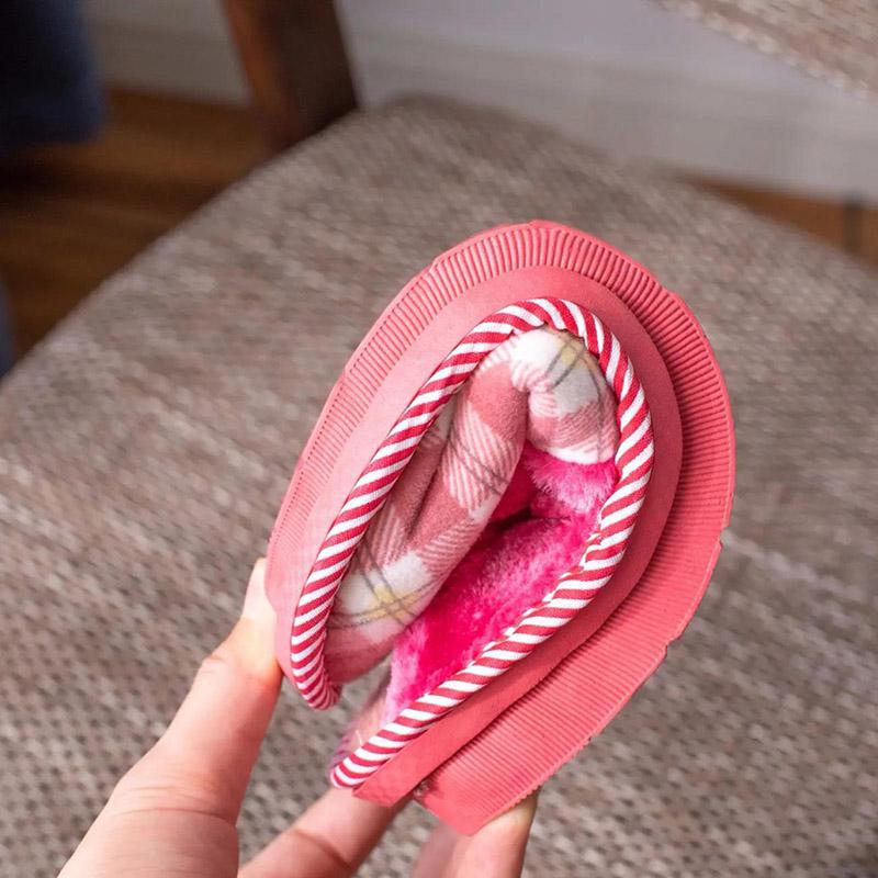 Cotton Slippers Women's Home Home Indoor Slippers Winter Non-slip Thick-soled Shoes