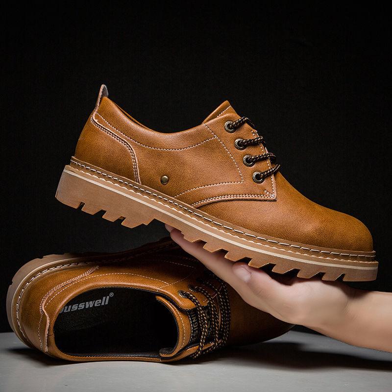Autumn New Martin Boots Warm Men's Boots Retro Casual Shoes Short Boots