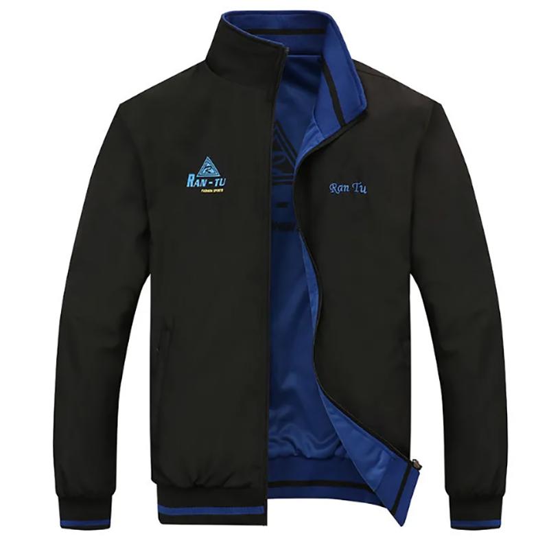 Men's Jacket Autumn Sports Casual Jacket Men's Large Size Fat Clothes Father Men's Coats