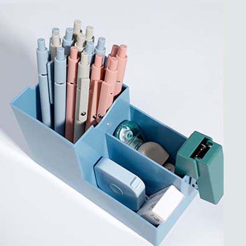 Student Pen Holder Simple Office Desk Pen Box Daily Small Object Storage Box