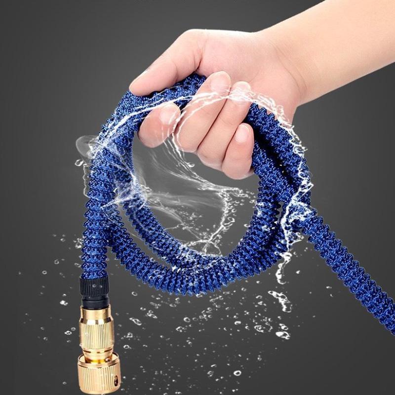 Pure Copper High Pressure Car Wash Water Gun Telescopic Hose for Watering Flowers and Scouring Car Wash Nozzle Machine Tap Water Tool