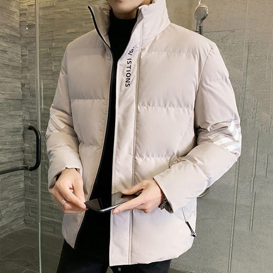 Cotton-padded Jacket Men's Winter Cotton-padded Jacket Hooded Padded Jacket Tooling Down Cotton Clothing Men's Thick Youth