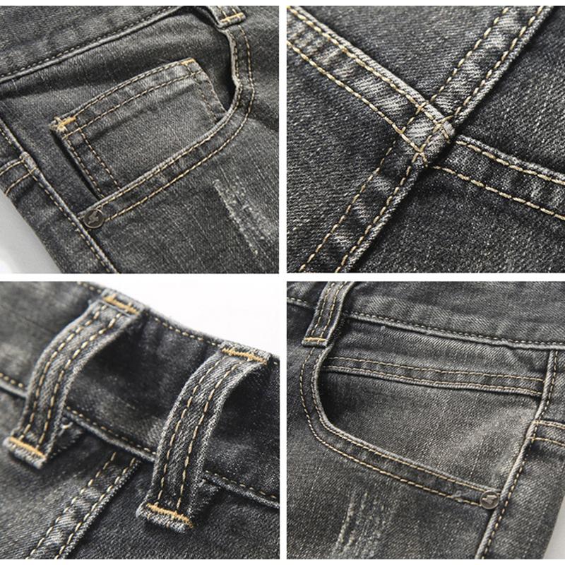 Mens Jeans Plus Size Loose Casual Straight Denim Pants Retro Gray Blue Baggy Streetwear Skateboard Jeans Trousers Male Jeans