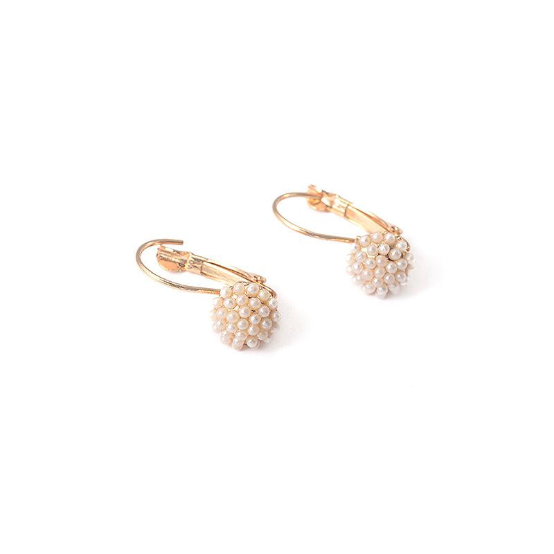 Jewelry Fashion Earrings Cute Hypoallergenic Millet Pearl Stud Earrings