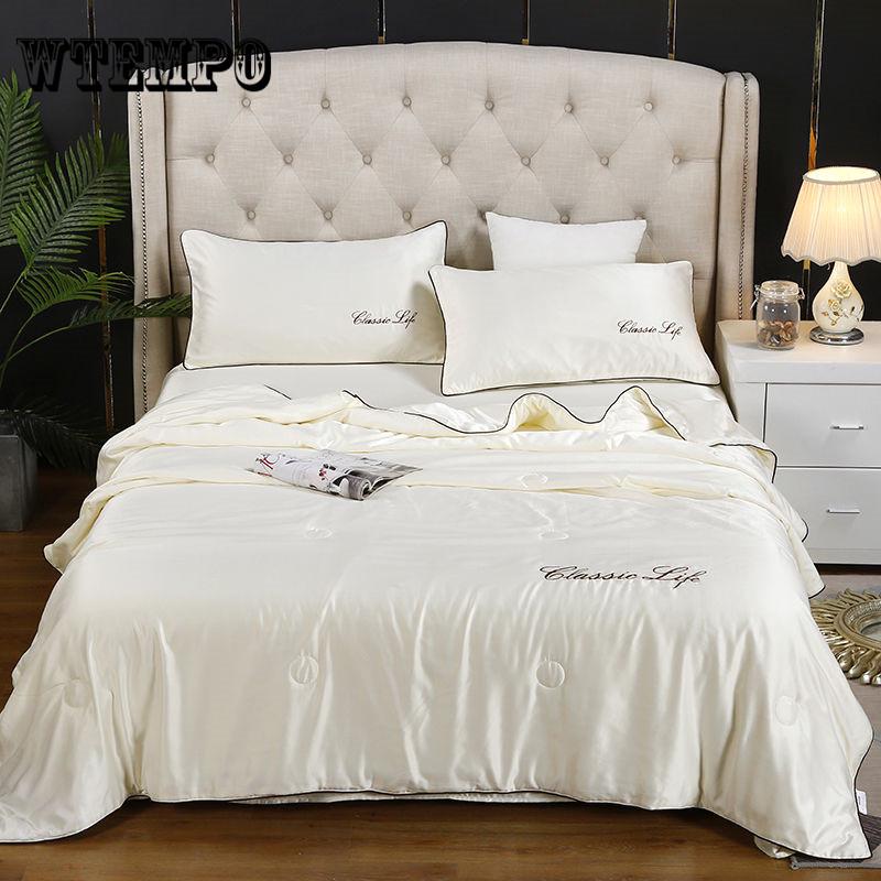 Wedding Bedding Set Satin Embroidery Lace Silk Luxury Duvet Cover Flat Sheet Bed Linen